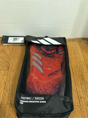 Adidas Men GK Predator Pro Size 11 Orange Soccer Goalkeeper Gloves JJ3533 NWT